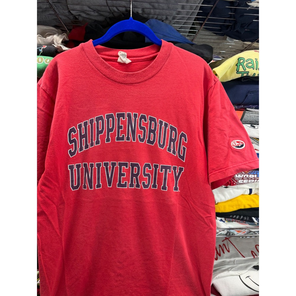 The Cotton Exchange Shippensburg University Red Graphic T-Shirt Mens Large USA